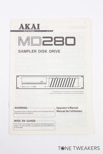 Akai md280 sampler - akai, disk