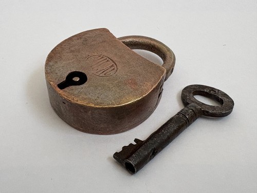 Lucchetto vintage ottone - vintage,