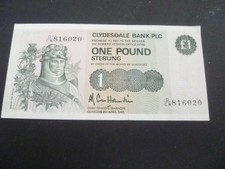 Banconota da una sterlina 1985