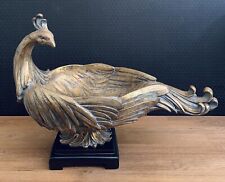 Ciotola barocca pavone stile liberty ciotola ornamentale scultura centrotavola stile antico decorazione