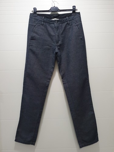 Pantalone uomo lana lino - lana,