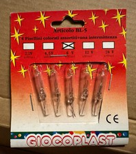 Ricambio 5 Luci Pisellini Bianchi 6v 4+1 Intermittente - Per Collane Da 35 Luci