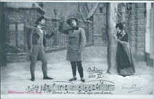 s848 cartolina boheme  opera lirica puccini  alterocca terni