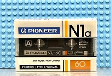 PIONEER N1a 60 1982 NASTRO CASSETTA BIANCO TIPO I GIAPPONESE (1) (SIGILLATO)
