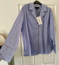 Camicia blusa Zara blu e