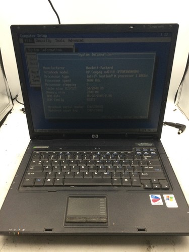 Compaq nx6110 boot to - hp,