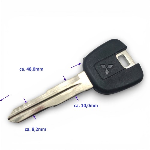 Chiave guscio auto nero - chiave,