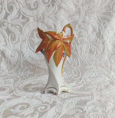 Vaso porcellana foglie - vaso,