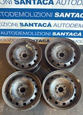 4 cerchi in ferro lancia ypsilon anno 2007 R15 4 fori ET 40
