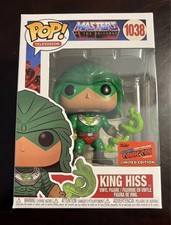 Masters Of The Universe MOTU King Hiss 2020 NYCC Funko Pop! 1038 in protezione
