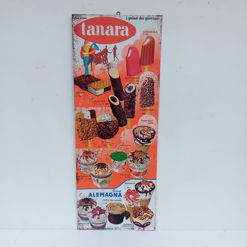 Insegna tabella gelati tanara - insegna,