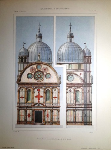 Stampa antica venezia - antica, santa