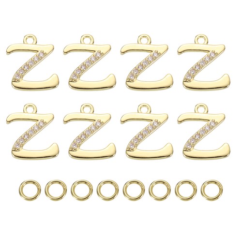 Pcs charm letters initial - 8,