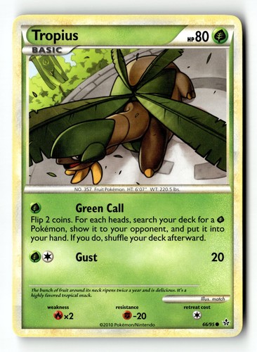 Pokemon card tropius - pokemon,