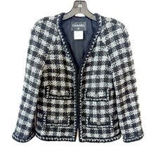 Chanel Black Silver Jacket &