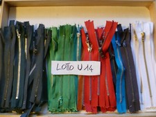 50 PZ CERNIERE COLORI MISTI 14 CM LAMPO ZIP CATENA 3 PANTALONE FONDO MAGAZZINO