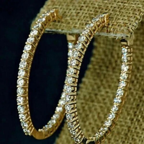 Orecchini cerchio huggie - a,