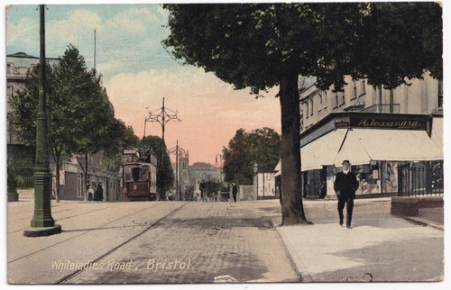 Whiteladies road bristol tram - road,