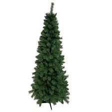 Albero di natale verde a meta'