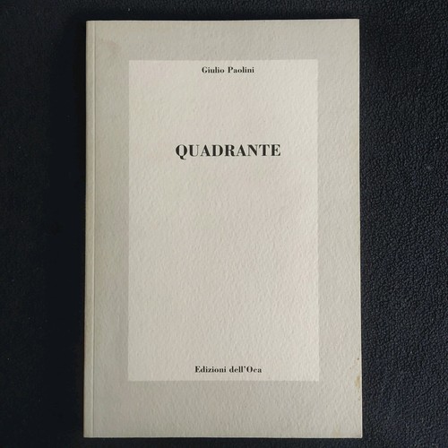Giulio paolini quadrante - -,