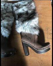 Stivali Da Donna Nuovo Pelle Cuoio Con Pelliccia Numeri Vari