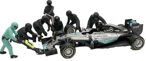 American diorama pit crew - american,