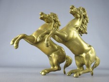 Statue bronzo cavalli rampanti