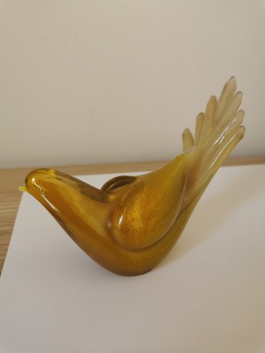 Oiseau verre murano avec - oiseau, en