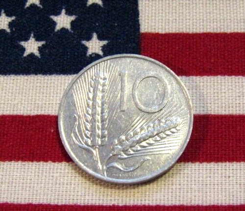 Italy 1956 lire - 10, coin