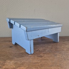 Poggiapiedi vintage in legno