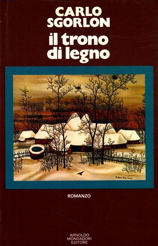 Trono legno romanzo - legno.,