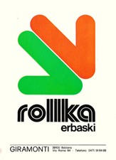 Rollka erbaski. Giramonti.  Advertising 1976