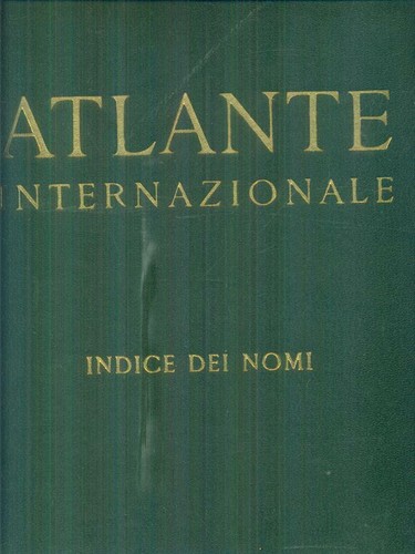 Atlante internazionale - atlante,