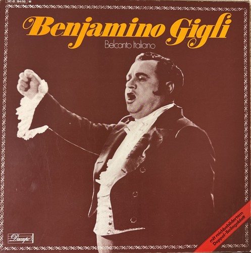 2xlp beniamino gigli belcanto - 2xlp,