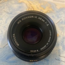 Minolta MD Rokkor-X 45 mm 1:2