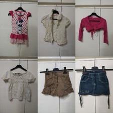 Set Abbigliamento Bambina 6 Pezzi Gonna  Vestito Camicia   2/3 Anni