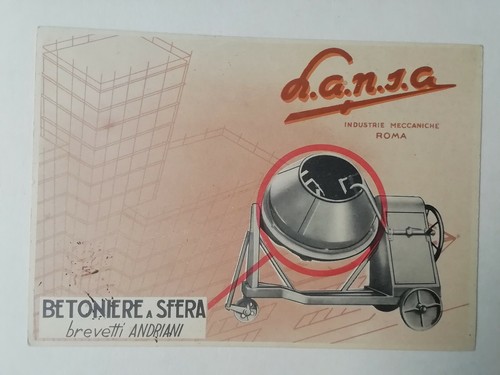 Cartolina pubblicitaria lansa - pubblicitaria,