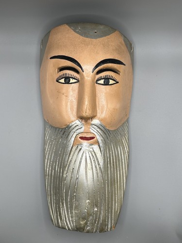 Maschera barba argento - argento, in