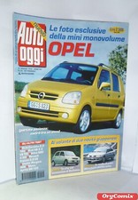 AUTO OGGI - N. 20 - 21 MAGGIO 1999 - OPEL AGILA MITSUBISHI CARISMA - RIVISTA