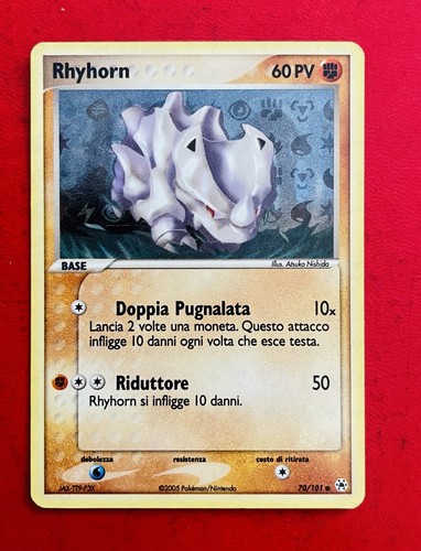 Lotto carte pokémon rhyhorn - lotto,