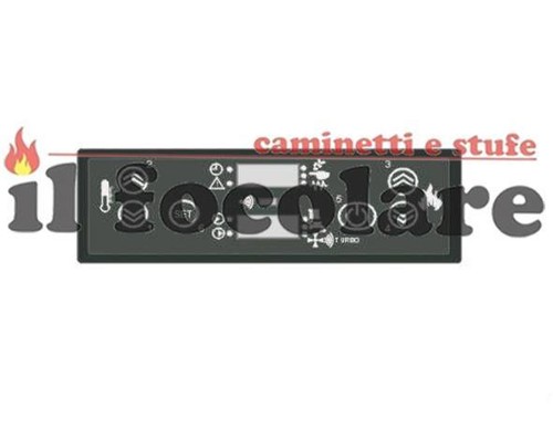 Pannello comandi stufa pellet - pannello,