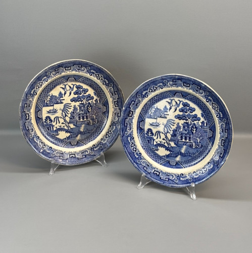 Piatti antichi coppia ceramica - coppia,