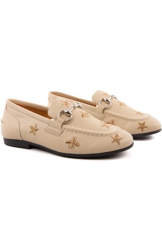 Mocassini gucci beige - beige, bambini
