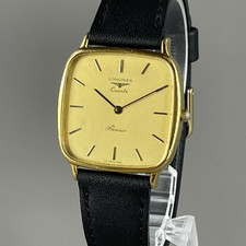Orologio vintage uomo LONGINES Presence 150 7112 cinturino pelle nuovo...