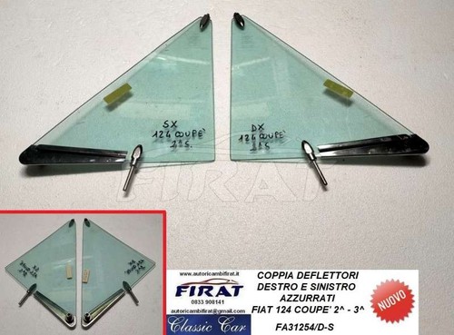 Deflettori fiat 124 coupe - fiat, coupe'