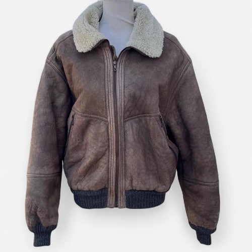 Bomber vintage pelle pecora - di,