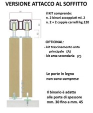 CM. 200 BINARIO DUPLEX KIT PER