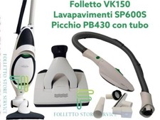 FOLLETTO VK150 HD50 VORWERK COMPLETO PICCHIO PB430 LAVAPAVIMENTI SP600S PUNTE