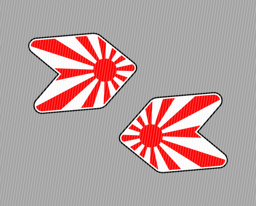 Adesivo rising sun wakaba jdm - sun,