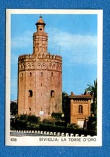 EUROPA - Super Raf 1974 - Figurina-Sticker n. 438 - SIVIGLIA TORRE D'ORO -New